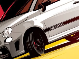Abarth UK Commissions Exclusive Guy Allen Artwork to Commemorate 70th Anniversary