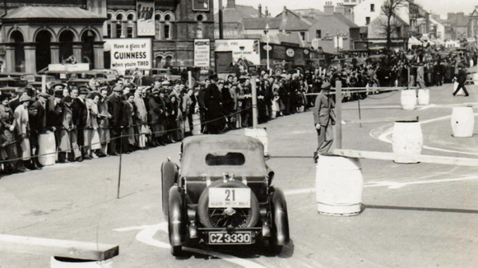 Ulster International Motor Trial, Bangor, 1931 - Final Driving Test (Photo courtesy of Bill Swann, UAC)
